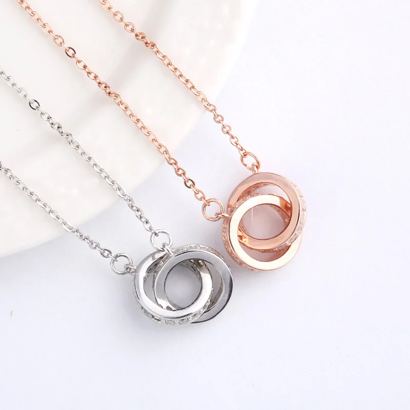 

fashion necklaces 2019 best friends pendant necklace women 925 sterling silver jewelry accessories chain chocker choker necklace
