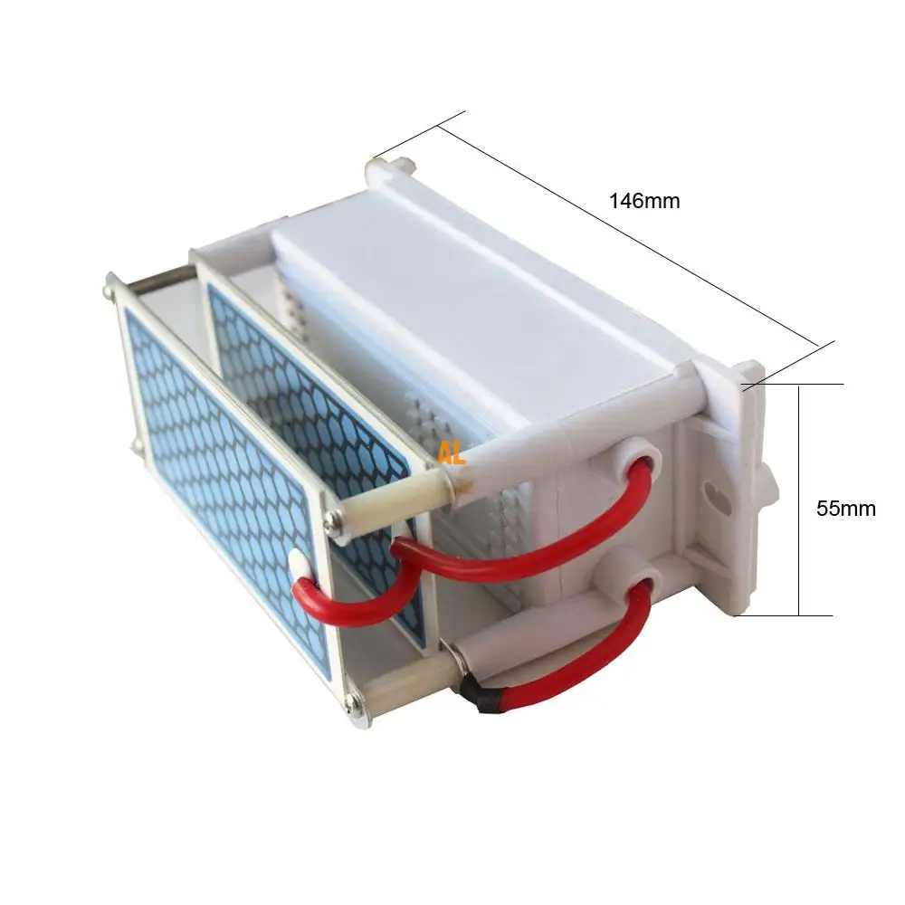 Генератор озона портативный очиститель воздуха керамический 220 В/110 в 10 г двойной интегрированный длительный срок службы керамическая пластина озонатор дезинфекция воздуха