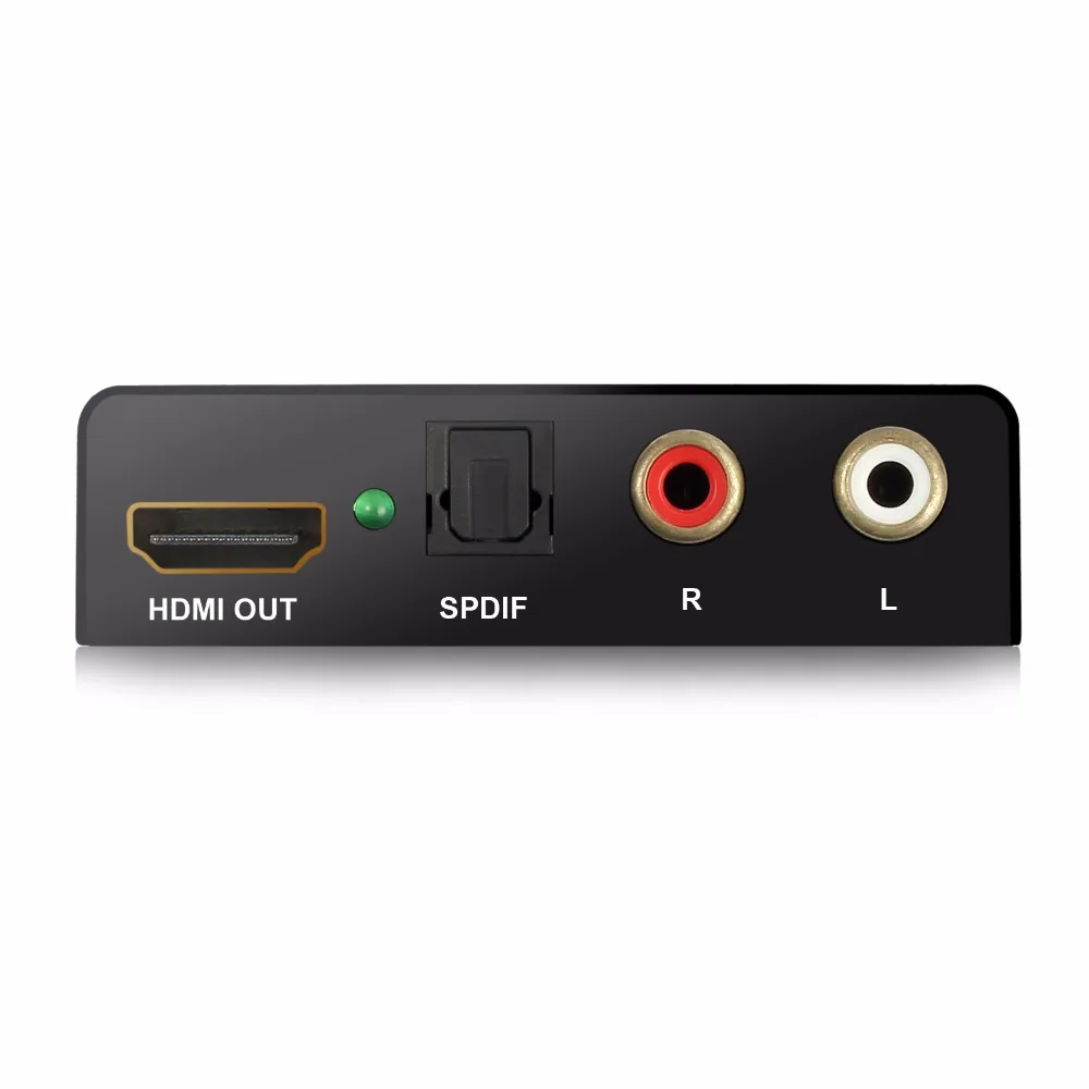 ESYNiC 1.4b HDMI к HDMI + аудио конвертер 4 K x 2 K 3D Видео Стерео SPDFI + L/R видео конвертер адаптер для ТВ PS3 DVD проигрыватель HD HDCP1.4 конвертер