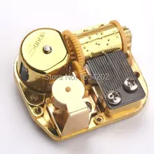 Музыкальная шкатулка Золотой движение 18 Примечание ветра до DIY Music Box части подарок для детей и взрослых Мелодия: для Elise