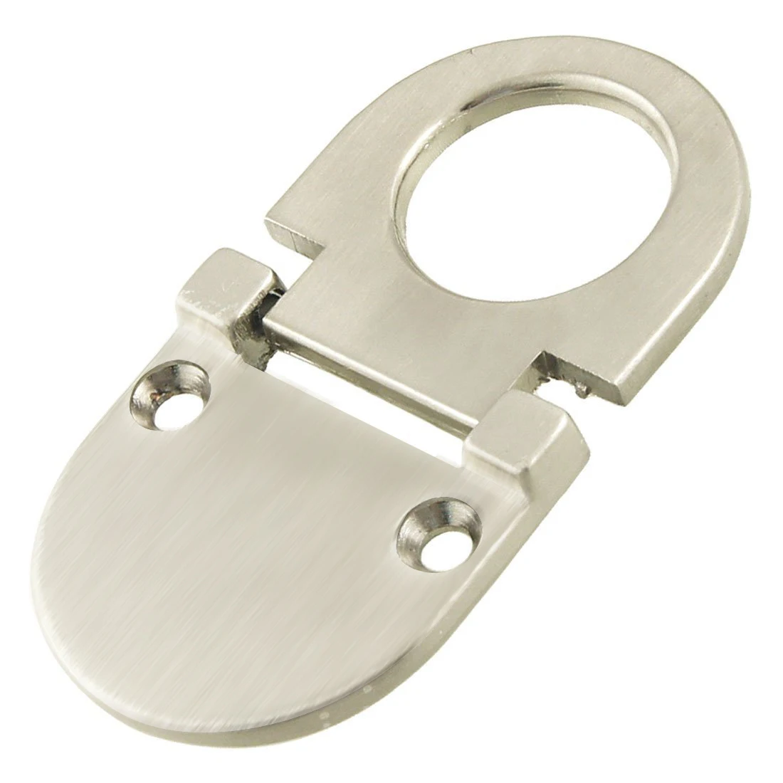 Hhtlcupboard Drawer Metal Flush Mount Pull Ring Handle Silver Tone