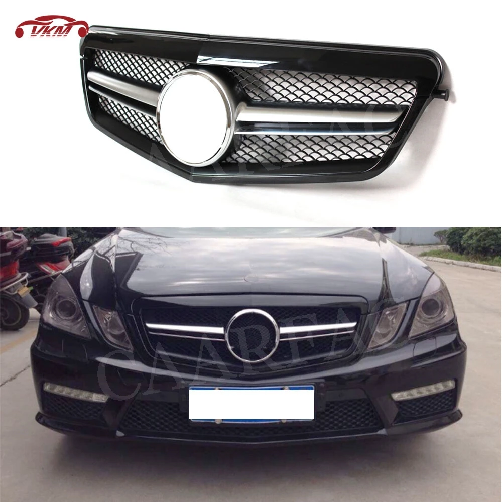 Передняя решетка радиатора из АБС пластика для Mercedes Benz W212 E Class E200 E250 E350 AMG 2010 2013