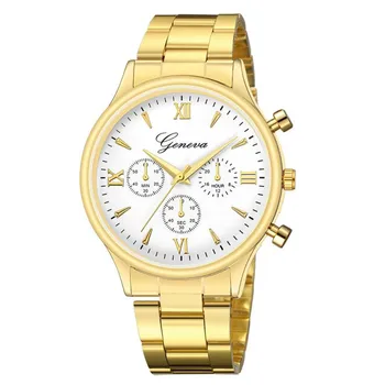 

reloj hombre acero inoxidable redondo Luxury Watch Fashion Stainless Steel Watch For Men's Quartz Analog Wrist Watch relogio