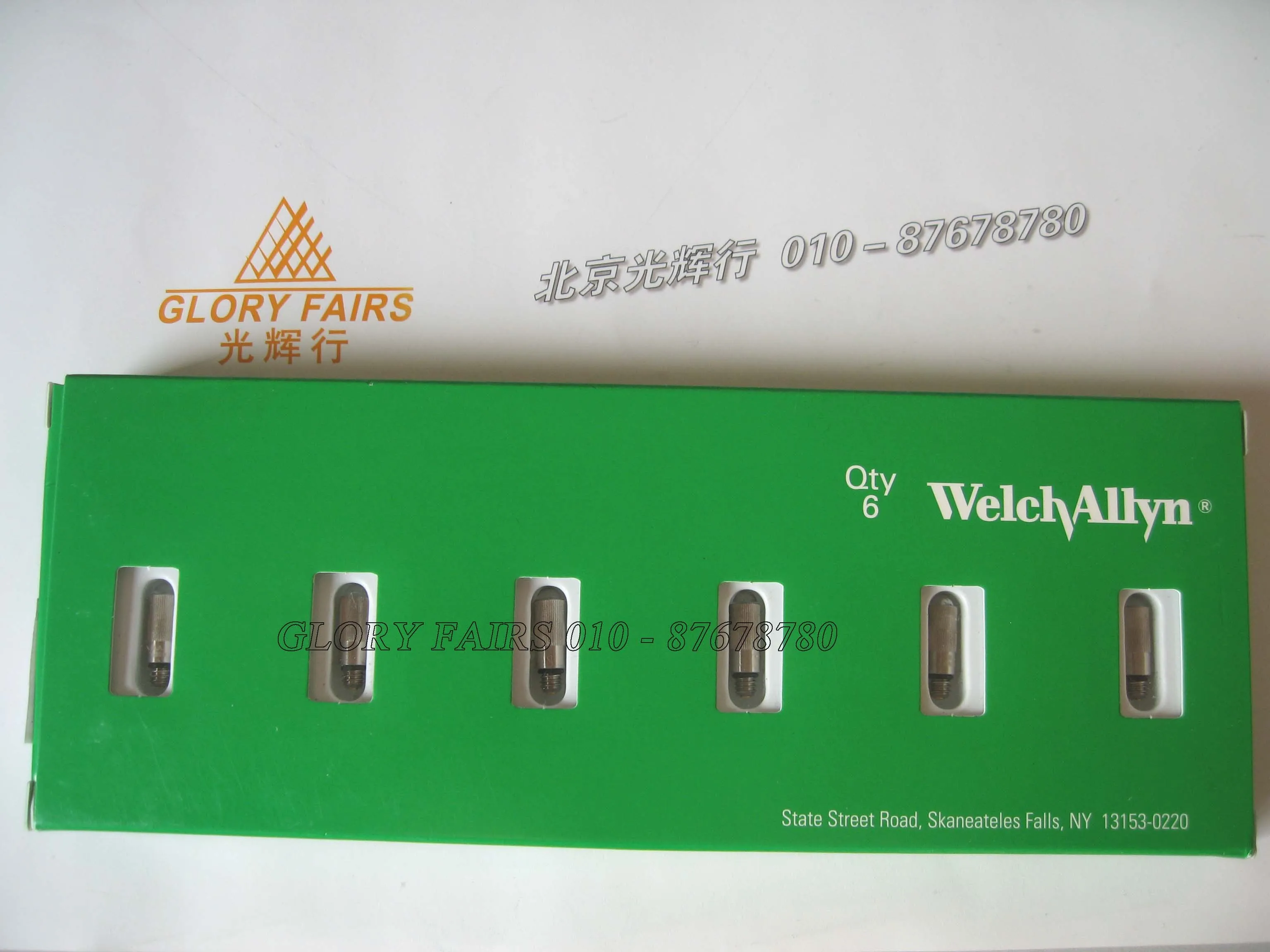 

Welch Allyn 04800 bulb,W.A.2.5V vacuum standard size 2-4,Adult F/ laryngoscope lamp,WelchAllyn 04800-U