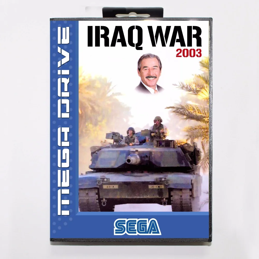 

Iraq War 2003 16 bit MD Game Card With Retail Box For Sega Megadrive/Genesis