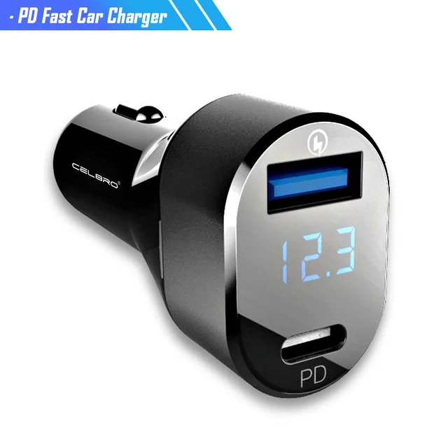 USB PD Fast Car Charger QC 3.0 for Google Pixel 3 2 XL Nexus 5X 6P 36W