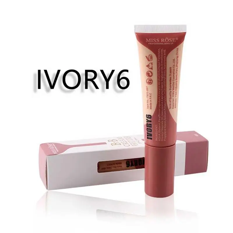 IVORY 6 Жидкая основа для макияжа лица Ремонт затенение питающий, увлажняющий BB крем макияж корректор CC крем 10 цветов для всех кожи - Цвет: IVORY 6