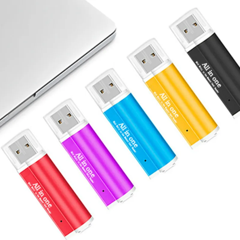4 In 1 USB Card Reader Flash Drive High-speed USB2.0 Universal OTG TF/SD Card for Computer Extension Headers Card Readers 4 In 1 USB Card Reader Flash Drive High-speed USB2.0 Universal OTG TF/SD Card for Computer Extension Headers Card Readers