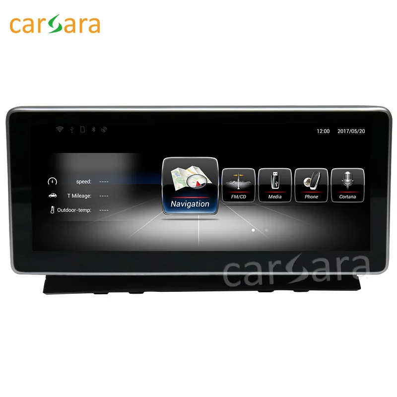 Excellent carsara Android display for Benz C Class W204 2008 to 2010 10.25" touch screen GPS Navigation stereo radio multimedia player 1