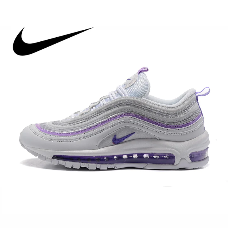 

Brand Nike AIR MAX 97 OG Women's Cherry Powder Bullet Running Shoes Sneakers Ladies Walking Jogging Athletic Designer Lace-Up