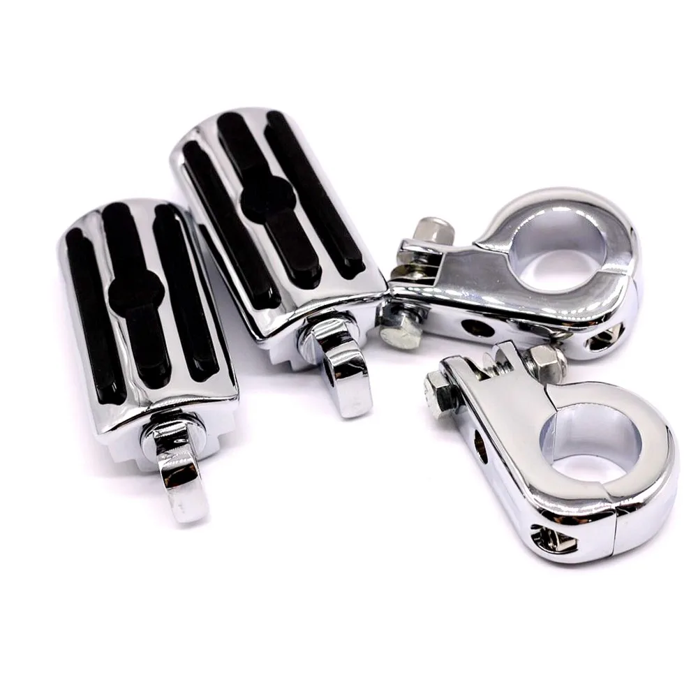 

1 1/4" 1.25" 32mm Bars Highway Foot Peg Mount Footrest For Harley Touring Models Engine Guards Clamp Foot pegs