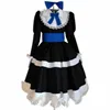 Culotte et bas Anime avec ceinture à jarretelles, héroïne anarchique, robe noire, Costume Cosplay avec bas ► Photo 2/4