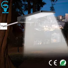 Уличный светильник на солнечной батарее с датчиком движения 450LM 36 светодиодный настенный светильник на солнечной батарее наружный водонепроницаемый светильник безопасности для садовой дорожки