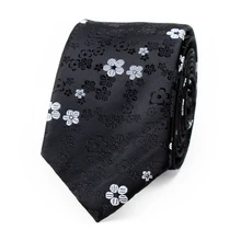 Классический жаккардовый бандана цветок шеи галстуки повседневные 6 см цветок Пейсли жених деловые свадебные костюмы тонкие шейные платки
