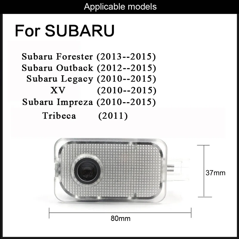 Светодиодный логотип на дверь, приветственный светильник, символ, знак, значок для Subaru Forester Outback Legacy XV Impreza Tribeca, проекционный логотип, призрак, тень