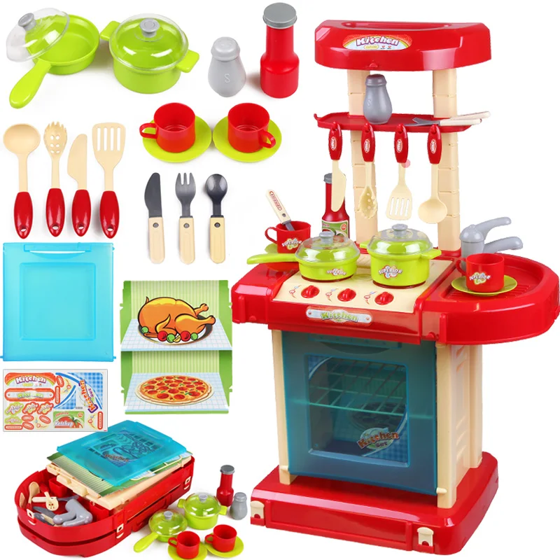 Por Child Toy Kitchen Lots From Hot Child Kitchen Toys Baby Cooking Tableware Learning Children Pretend Play Set