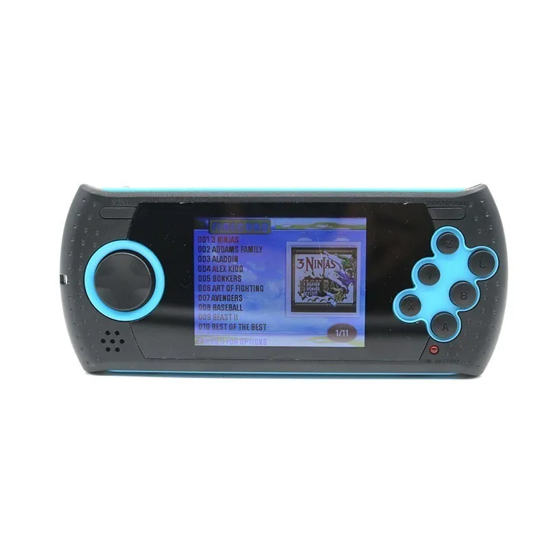 

Portable 3 Inch 16 Bit Handheld Game Console Players Build In 100 Classic Game PVP PXP MP3 MP4 Game Player Gift For Kids