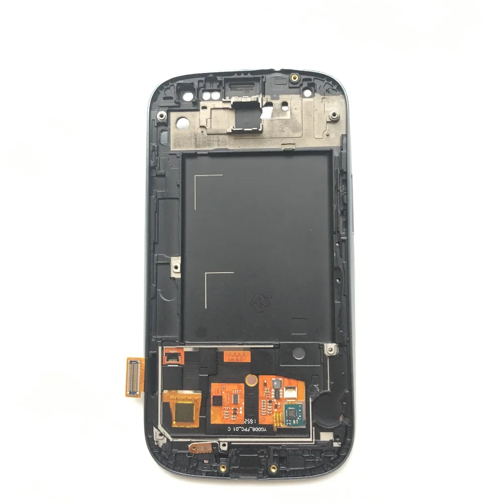 S3 ЖК экран для SAMSUNG Galaxy i9300 дисплей сенсорный дигитайзер Замена с рамка дисплея 4 8