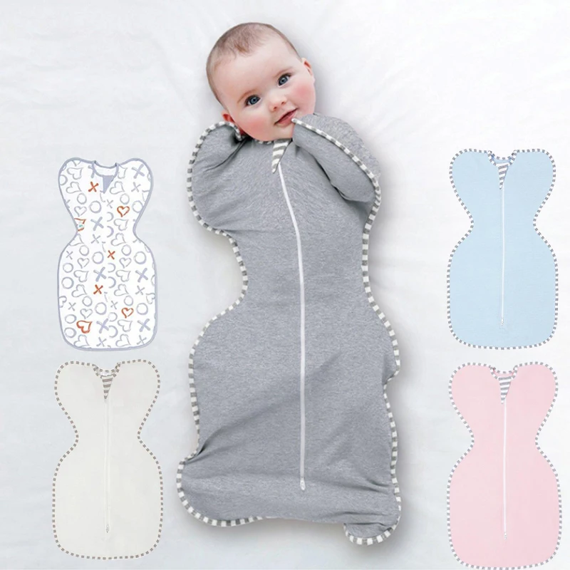 

Cotton Baby Sleeping Bag 0-3 Months Infant Swaddle Super Soft Baby Sleep Sack Wrap Quilt for Newborns Kids Anti-fright Blanket