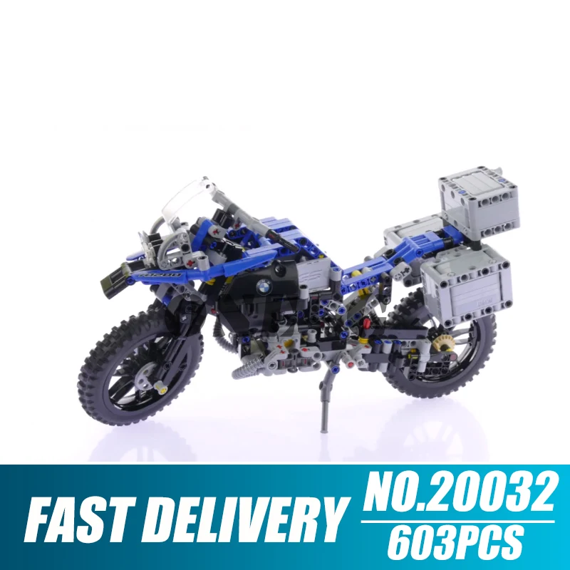 

Building blocks 20032 Compatible legoingly technic 42063 Bricks BMW R 1200 GS Adventure figures Educational toys for children