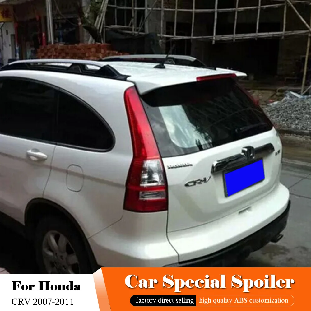 Для Honda CRV с спойлер на фонарь 2007 2008 2009 2010 2011 Высокое качество ABS Материал заднее
