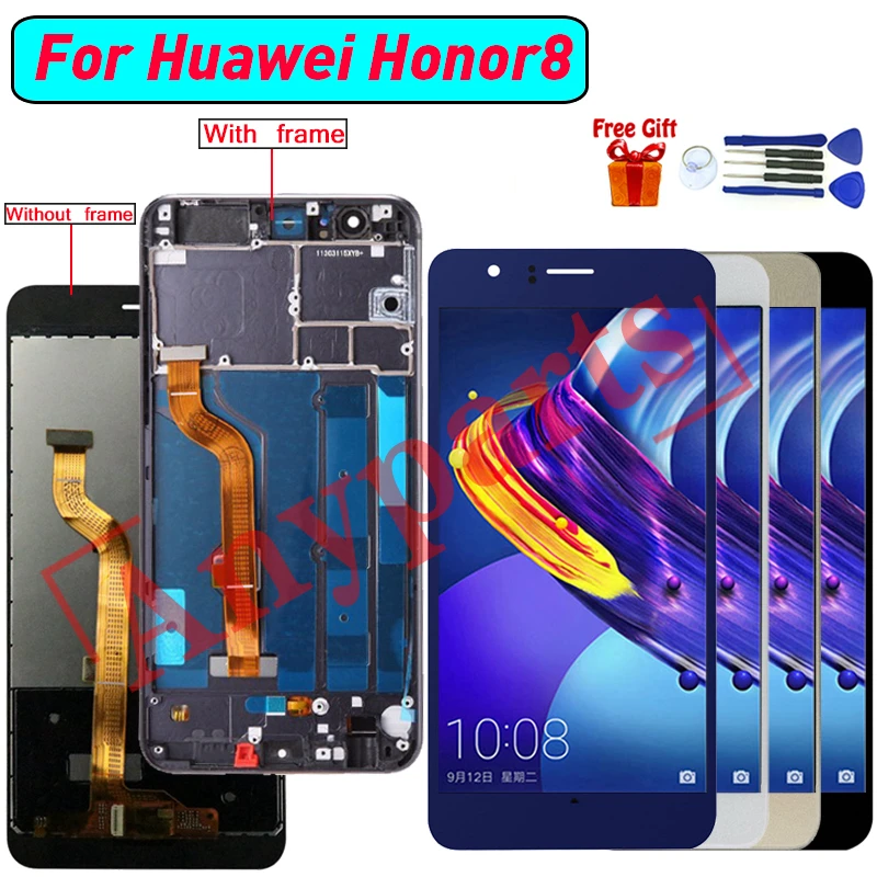 Для huawei Honor 8 дисплей ЖК-экран дигитайзер сборка для FRD-L19 L14 L04 AL00 TL00 AL10 | Мобильные
