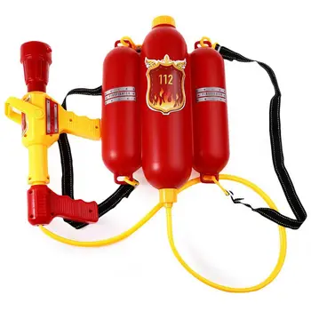 

AINY-Kids Cute Outdoor Super Soaker Blaster Fire Backpack Pressure Squirt Pool Toy(Random Patterns)