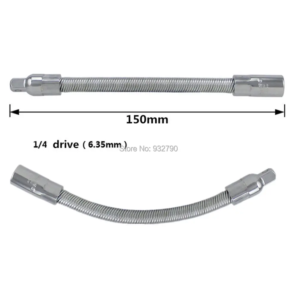 1/" приводной удлинитель, Универсальный гибкий удлинитель, 150 мм, длинный храповый набор, гибкий удлинитель, Расширенный инструмент, новинка