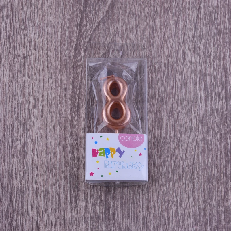 1 piece rose gold 8 24 шт. вечерние топперы для кексов с изображением единорога из мультфильма «День рождения» для вечеринки в честь рождения ребенка, декор для детской вечеринки, детские товары для украшения торта - Цвет: 1 piece rose gold 8