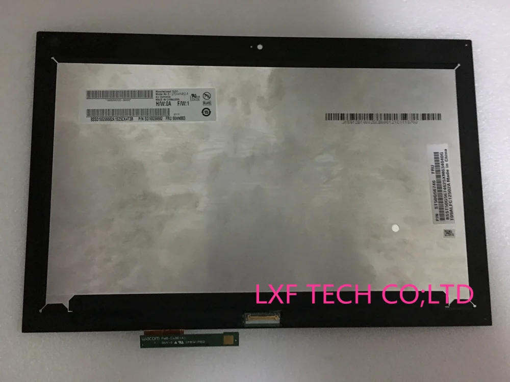 

12.5'' Laptop lcd display screen B125HAN02.2 FRU:00HN883