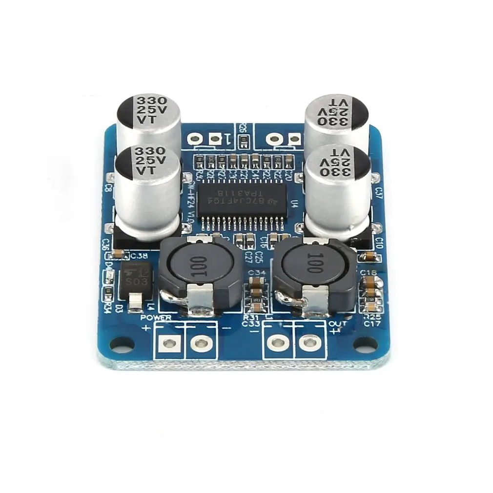Ультра маленький цифровой усилитель мощности Tpa3118 Pbtl моно плата 1X60W