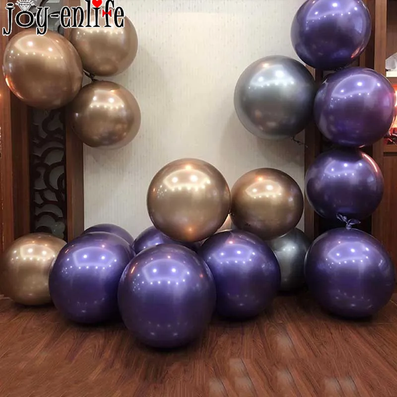 1 шт. металлик светящиеся воздушные шары Bobo рождественские украшения Рождество круглые шарики цвета: золотистый, серебристый фольга