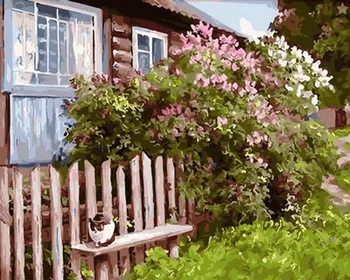 

Unframe diy picture oil painting by numbers paint by number for home decor canvas painting 5065cm