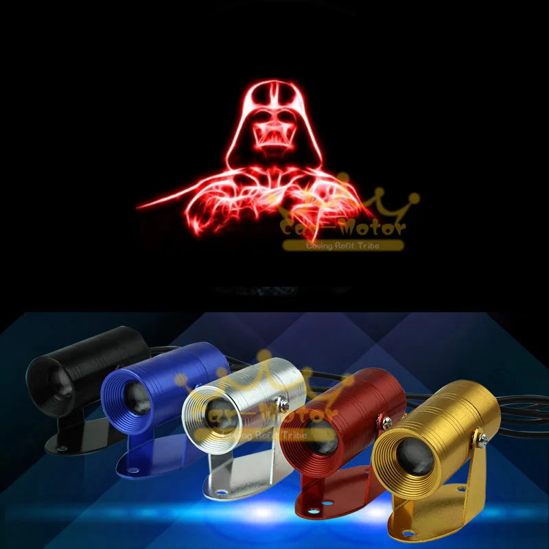 

Universal New Hot Sale Star Wars Darth Vader Logo Motorcycle Ghost Shadow Spotlight Laser Projector LED Light (3024)