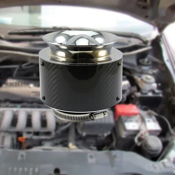 

WUPP AIR FILTE Carbon Fiber 76mm Car Carbon Fiber Cold Air Intake Mesh Tapered Cone Auto Accessories High Quality Practical New