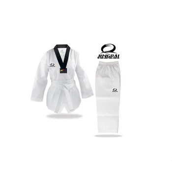 

2016 New Adult Male Female child kids White Breathable cotton Taekwondo uniform WTF Approved Taekwondo dobok free shipping
