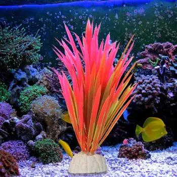 

Simulation Plastic Water Grass Artificial Underwater Plants Fish Tank Water Grass Viewing Aquatic Decorations E5M1