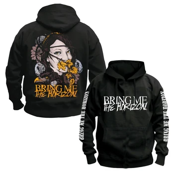 

Bloodhoof Bring Me The Horizon Hoodie Rock The Trooper Heavy Death Metalcore Black Cotton Hoodie Men Asian Size