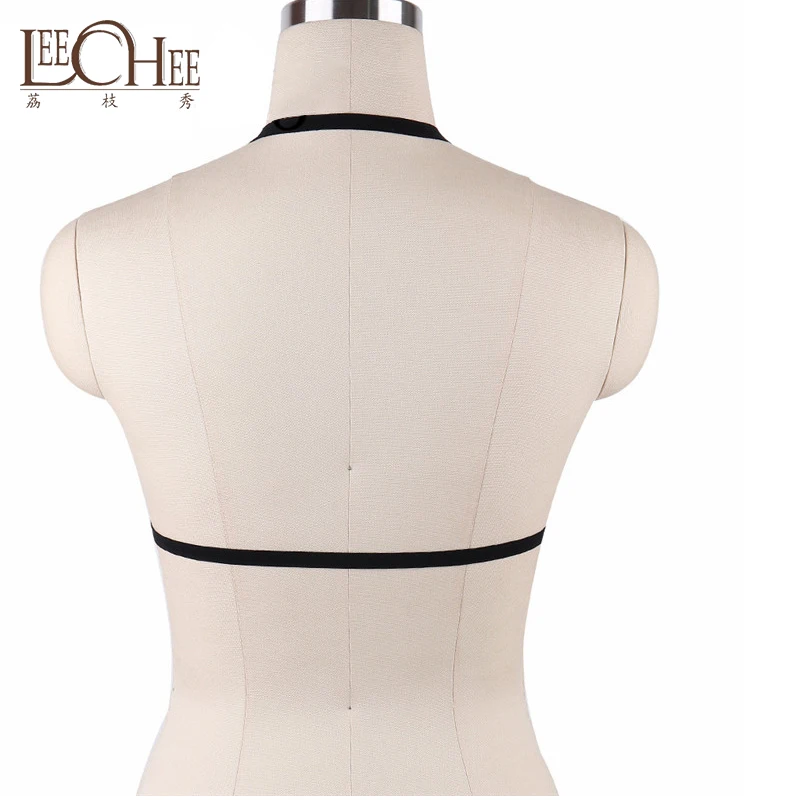 Leechee women sexy lingerie plus size bust bandage bundled open bra hollow out sexy bra erotic underwear porn costumes sexo n280