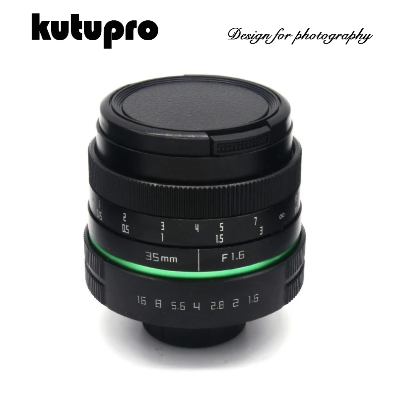 35 мм F1.6 ручной широкоугольный объектив + C NEX/NX/M4/3 Macro Len для Canon Nikon Sony Fujifilm Pentax Samsung