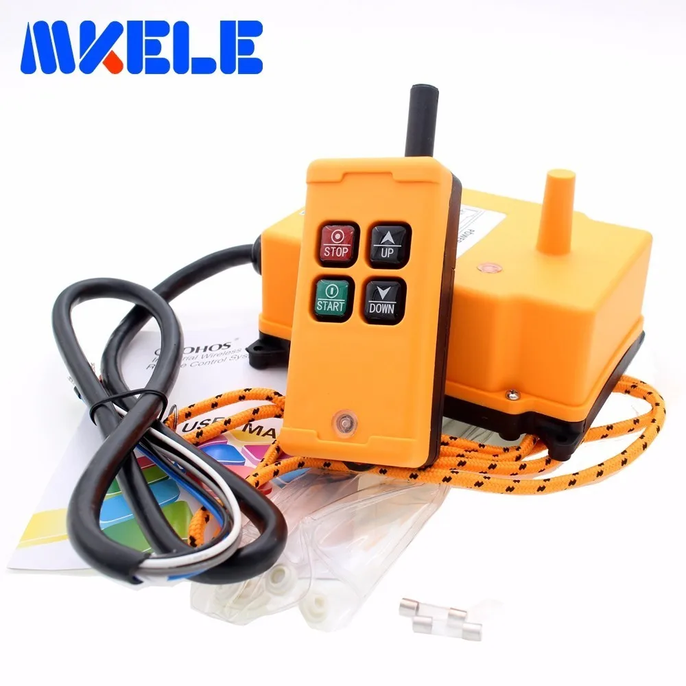 

New Arrivals crane industrial remote control HS-4 wireless transmitter push button switch China