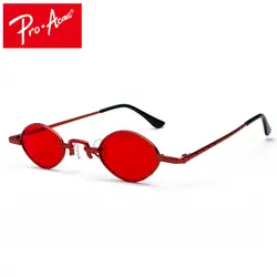 Pro Acme ретро круглые очки для Для женщин Для мужчин небольшой овальный металлический каркас бренд Дизайн унисекс солнцезащитные очки UV400