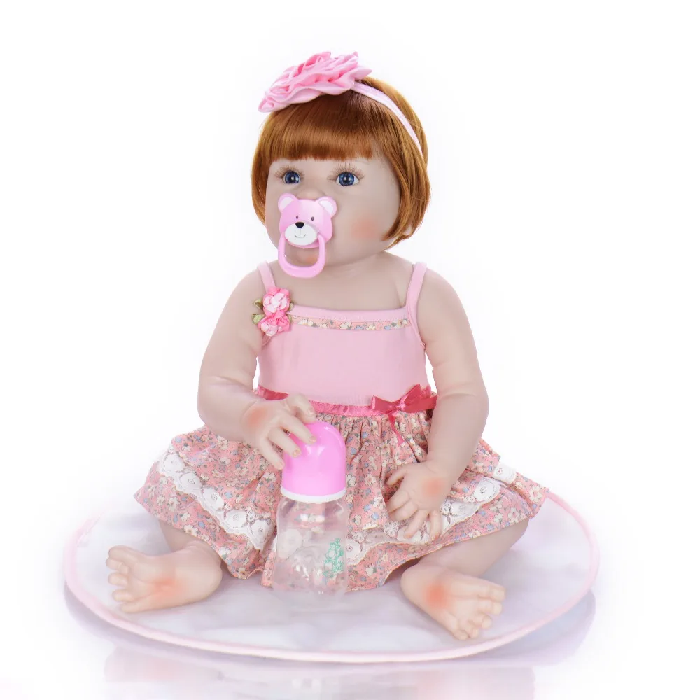 23 "reborn baby bonecas infantil meninas силиконовые виниловые куклы reborn для детей подарок bebes reborn realista