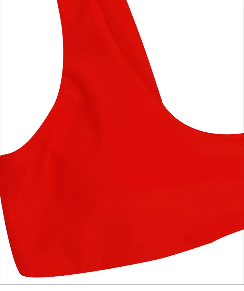 Сексуальный бикини 2019 mujer чистый цвет Camisole бандаж регулируйте Грудь pad плавательный Бикини Набор Купальники женский купальник biquini mayo