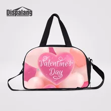 Dispalang лучшие женские сумки на плечо, дорожные сумки с принтом на День святого Валентина, дорожная Туристическая Сумка вещевые сумки, сумки