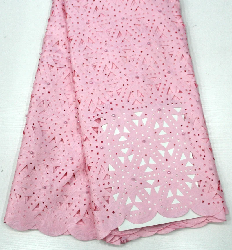 

2017 Graceful African Lace Fabric High Quality Embroidered Nigerian Lace Fabrics With Stones French Lace Fabric