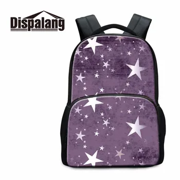 

Dispalang Fashion Star Pattern Laptop Backpacks For Teenager Women Tourism Shoulder Bags Girls 17 Inch Schoolbag Computer Bag