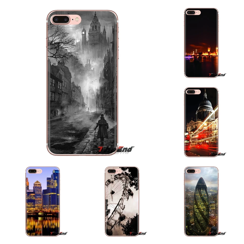 For Samsung Galaxy A3 A5 A7 A9 A8 Star A6 Plus 2018 2015 2016 2017 Soft Transparent Cases Covers London Fantasy Night Full |