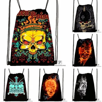

Custom Screaming Jesus Tattoo Design Drawstring Backpack Bag Cute Daypack Kids Satchel (Black Back) 31x40cm#180531-04-59