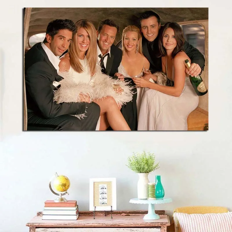 

Friends TV Show Character Wallpaper Canvas Posters Prints Wall Art Painting Decorative Picture Bedroom Home Decoration Artwork